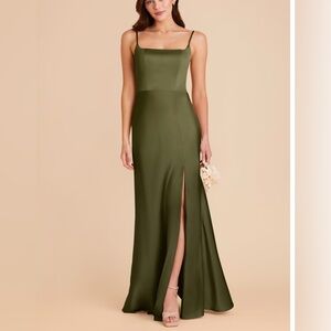 Birdy Grey martini matte satin  Maxi Dress in Mai